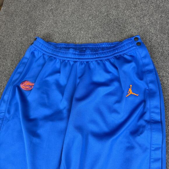 Florida Gators Jordan Pants Mens 2XL Blue Tear Away Warmup Player Issued NEW - Picture 2 of 10